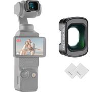NEEWER Obiettivo Grandangolare 0.75X Compatibile con DJI Osmo Pocket 4 & 3 Creator Combo Accessori,Lente per Action Camera Asferica Multistrato Magnetica con FOV Esteso 108° e 2x Panni di Pulizia