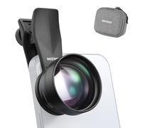 NEEWER Obiettivo Macro 75mm per Fotocamera Telefono con Clip Filettata da 17mm, Ingrandimento 3X, 5 Elementi in 5 Gruppi per Backplate, Phone Cage, Case Compatibile con iPhone Samsung Android, LS-73