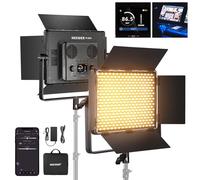NEEWER Pannello Luce Video LED Bicolore, Controllo APP/2.4G/DMX,60W 26600Lux/0.5m 2500K-8500K 13 Scene, Alimentato a V Battery, Illuminazione per Fotografia Studio Aperto Video Trucco Streaming, PL60B