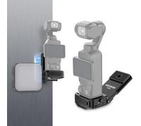 NEEWER Piastra a sgancio rapido compatibile con AirTag, supporto per treppiede in metallo per fotocamera ad attacco rapido, piastra di base con base di tipo Arca e vite da 1/4" per fotocamera DSLR
