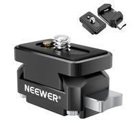 NEEWER Piastra a Sgancio Rapido per Action Camera Compatibile con Insta 360 x4 x5, Kit Accessori di Adattatore QR per Treppiede in Alluminio con Foro Filettato da 1/4" per Riprese Video Film, CA139