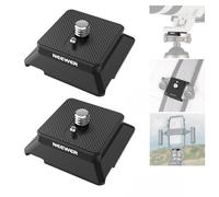 NEEWER Piastra a Sgancio Rapido Tipo Arca con Vite 1/4", Adattatore Treppiede Fotocamera Piastra QR Accessorio Compatibile con DJI RS Serie Stabilizzatore Gimbal Action Camera Gabbia Telefono, UA078