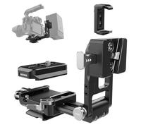 NEEWER Piastra per batteria con piastra QR tipo Arca, supporto per caricabatterie portatile, adattatore pieghevole V Lock per NEEWER PS099E, compatibile con DJI RS4 RS3 Gimbal Camera Cage Video Rig