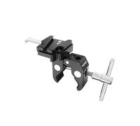Neewer Piastra per Batteria V Mount con Morsetto A Granchio e Blocco A Sgancio Rapido, Aste da 15 mm - per Batterie per V Mount