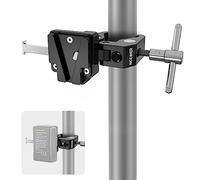 NEEWER Pinza per batteria V-Lock con morsetto per treppiede, supporto cardanico e asta da 15 mm, compatibile con batterie FXLION Sony, Neewer V, PS006