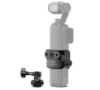 NEEWER Pocket 3 Cage e Adattatore Action Cam Compatibile con DJI Osmo Pocket 3 e Supporto Magnetico Action 2, Rig Gimbal in Lega Alluminio con Filetto 1/4" ColdShoe per Estensione Accessori, AC009 PRO