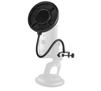 NEEWER Pop Filter per Microfono in Metallo, Schermo Antivento in Schiuma Isolante per Mic a Sei Strati con Braccio Flessibile per Podcast Streaming Live Doppiaggio Canto Riprese Musica Studio, MS044