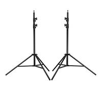 NEEWER PRO 9 piedi/260 cm Caricato a Molla Heavy Duty Fotografia Photo Studio Light Stand con 1/4" Vite e 5/8 Stud per Video, Ritratti e Illuminazione Fotografia (2 Pezzi)