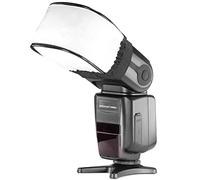 Neewer® Pro Universale Morbido Mini Bounce Softbox Flash Diffusore Cap per On-Fotocamera o Off-Fotocamera Flash Gun, per Canon 430EX II, 580EX II, 600EX-RT, Nikon SB600 SB800 SB900,SB910, Neewer TT520, TT560, TT680, TT850, TT860, Youngnuo YN560, YN565, YN568, Vivita Flash, Sunpack, Sunpak, Nissin, Sigma, Sony, Pentax, Olympus, Panasonic Lumix Flash con Custodia Flash Diffusore