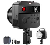 NEEWER Q4PRO Flash Strobo da Studio Esterno TTL 2.4G 400Ws, Controllo App | Compatibile con Godox, HSS 1/8000, 6000K 2800mAh, Monoluce Bowens con Doppio Display, Riciclo 0,01-1,2s, Luce Pilota 30W