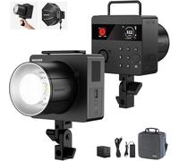 NEEWER Q6 Flash da Studio Esterno TTL 2.4G 600Ws, Controllo App, 1/1 a 1/512, HSS 1/8000s Batteria 3000mAh, Luce Strobo con Lampada Pilota LED Bicolore 30W/400 Flash a Piena Potenza/Riciclo 0,01-0,9s