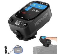 NEEWER QZ-F Trasmettitore Trigger Flash Wireless TTL Compatibile con Fujifilm, HSS 1/8000s Interruttore TCM, Batteria 1000mAh, Touchscreen OLED per Sistemi Q 2.4G Z3 Z2PRO Z2II Z2 Z880 Q6 Q4 Q300 Q200