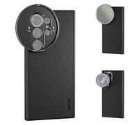 NEEWER S24 Ultra Case, Custodia Protettiva per Telefono con Attacchi per Obiettivi 17mm e Adattatore per Filtro 67mm per Video, Compatibile con MagSafe Ricarica Samsung Galaxy S24 Ultra, PA052 Nera