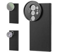 NEEWER S25 Ultra Case, Custodia Protettiva per Telefono in Pelle Artificiale con Attacchi Lenti 17mm Adattatore Filtro 67mm per Video, Compatibile con Samsung Galaxy S25 Ultra Ricarica MagSafe, PA092