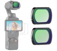 NEEWER Set di 2 Filtri Black Diffusion 1/4 e 1/8, Filtro Effetto Magnetico per Obiettivo Compatibile con DJI Osmo Pocket 3 Gimbal Camera Creator Combo Accessori con Pellicole in Vetro Temperato,FL-B11