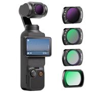 Neewer Set di filtri magnetici variabili ND&UV&CPL compatibili con DJI OSMO Pocket 3 Creator Combo Accessori, Action Camera, confezione da 4 filtri UV CPL ND2-32 (1-5 stop) ND64-512 (6-9 stop) a