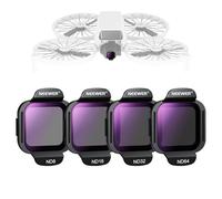NEEWER Set di Filtri ND Compatibili con DJI Flip Drone, 4 Pezzi, ND8 ND16 ND32 ND64, Accessori Drone, Filtro per Obiettivo a Densità Neutra in Vetro Ottico HD Multistrato a Scatto, FL-N34