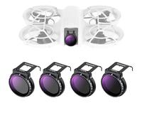 NEEWER Set di Filtri ND/CPL Compatibile con DJI NEO, 4 Pezzi, ND8/PL ND16/PL ND32/PL ND64/PL, Accessori per Drone, Filtro Polarizzatore a Densità Neutra con Vetro Ottico HD Multistrato Sottile, FL-N29