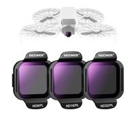 NEEWER Set di Filtri ND/CPL Compatibili con DJI Flip Drone, 3pz, ND8/PL ND16/PL ND32/PL, Accessori Drone, Filtro ND Polarizzatore a Densità Neutra in Vetro Ottico HD Multistrato, FL-N37