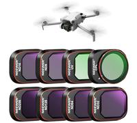 Neewer Set di filtri ND e CPL compatibili con DJI Mini 4 Pro, confezione da 8 filtro polarizzatore UV CPL ND8 ND16 ND32 ND64 ND128 ND256 CPL Polarizzatore a densità neutra Accessori Drone Lens, vetro