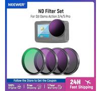 NEEWER Set di filtri ND/PL compatibile con DJI Osmo Action 3/4/5 Pro Accessori per action camera con polarizzazione a densità neutra