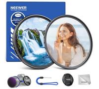 NEEWER Set di Filtri ND Variabile e Black Diffusion 1/4 da 72mm, 2pz, Filtro a Densità Neutra ND2-400 e ad Effetto Cinematografico Morbido e Sognante in Vetro Ottico Multistrato per Lenti Fotocamera