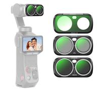 NEEWER Set di Filtro ND Solo Compatibile con Insta360 Luna Ultra, Variabile ND2-32+CPL+Black Diffusion 1/4 Filtro Per Effetto Mist Cinematic per Lente Fotocamera Gimbal Accessori Fotografia, FL-L03