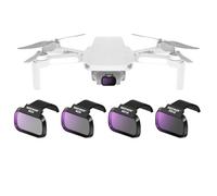 NEEWER Set Filtri ND Compatibile con DJI Mini 4K/2 SE/SE/2/Mavic Mini (4pz), ND4+ND8+ND16+ND32, Filtro a Densità Neutra a Scatto in Vetro Ottico HD Multistrato, Accessori per Fotocamera Drone, FL-B39