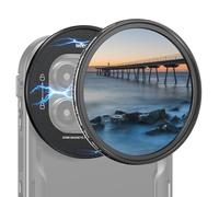 NEEWER Set Filtri ND Magnetici da 67mm, ND2-32 Variabile(1-5 Stop) Multistrato HD con Adattatore Backplate per Filtro Magnetico, Compatibile con iPhone 16 Pro/16 Pro Max Cage Video Rig (PA073/PA074)