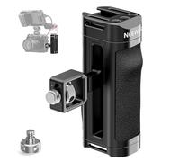 NEEWER Side handle per Gabbia Fotocamera, Maniglia Laterale Leggera in ABS+PC e Silicone Sagomato Antiscivolo, Viti 3/8" 1/4", Perno Posizionamento, Braccio Regolabile Verticalmente, ColdShoe, CA069H