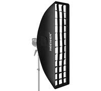NEEWER Softbox con Attacco Bowens per Flash da Studio Speedlite, Griglia a nido d'ape, Nero,35 x160cm