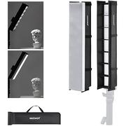 NEEWER Softbox Diffusore con Griglia per Luce Tubo per Stick Luminoso LED BH20B, Softbox con Striscia di Griglia a Nido d'Ape con Diffusore, Borsa per Streaming Live YouTube TikTok Ritratto Foto, NS2S