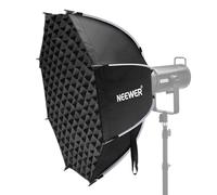 NEEWER Softbox Ottagonale 35,4", a Rilascio Rapido Parabolico, NS92P | Soft Box con Attacco Bowens, Diffusori, Griglia, Borsa, Compatibile con Aputure 120d Godox SL60w NEEWER Q4 AS600B CB300B Q300