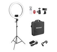 Neewer SRP18-2.4G, anello luminoso a 18 LED bicolori, con treppiede e custodia inclusi