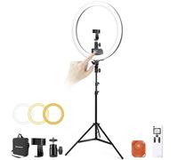 Neewer SRP18-2.4G, anello luminoso a 18 LED bicolori, con treppiede e custodia inclusi