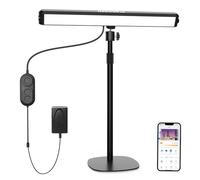 NEEWER Streaming Key Light LED RGB Bifacciale, Lampada Tavolo Smart Compatibile con Alexa Google Assistant per Gaming Video Conferenze, 16 Milioni Colori, Luce Tubo da Studio 2700K-7000K/CRI97+, NG01