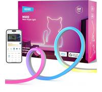 NEEWER Striscia LED da 3m, Luci Neon Strisce RGB Tagliabile Flessibile Smart AI con Controllo App per Camera da Letto Sala Giochi Interno Studio Casa Aula Parete Esterno Decorazione Impermeabile, NS02