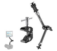NEEWER Super Morsetto Aggiornato e 11" Braccio Magico Articolato a Frizione Regolabile, Compatibile con SmallRig Camera Cage/Rig, Ulteriore Espansione per Monitor Luci LED Webcam da Max. 2kg, ST20