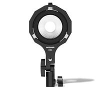 NEEWER Supporto di Adattatore Bowens Mount, Anello Adattatore per Attacco NEEWER Mini a Bowens con Presa per Ombrello, Ricevitore 5/8", Incli a 180° per Luce Video Portatile NEEWER HS60B/HS60C, CHB1