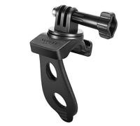 NEEWER Supporto Flessibile Fascia Elastica Compatibile con GoPro DJI Insta360 Action Camera, Supporto a Clip per Tubo Barra Manubrio Moto Bici, Accessori Fotografia e Registrazione Video, GP-77 Nero
