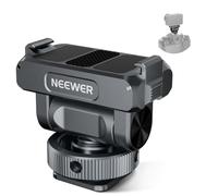 NEEWER Supporto Magnetico Accessori Compatibile con DJI Osmo Action 5 Pro / 4/3, Adattatore Action Camera con Inclinazione a 160° a Sgancio Rapido con Cold Shoe, Filettatura 1/4", AC012 Grigio Scuro