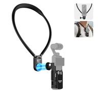 NEEWER Supporto Magnetico da Collo+Pocket 3 Cage, Porta Action Cam Flessibile a Sgancio Rapido Compatibile con GoPro Hero 13 12 11 Max DJI Action 5 Pro Insta360 Osmo Pocket 3 Accessorio per POV, GP39