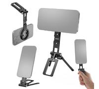 NEEWER Supporto magnetico doppio per treppiede per telefono, impugnatura in metallo con filettatura da 1/4", attacco a scarpa fredda e tipo Arca, compatibile con MagSafe iPhone, Samsung, Huawei, PA098