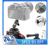 Neewer Supporto per Aspirazione per Fotocamera da 6" con Testa a Sfera Braccio Magico Supporto per Auto in Metallo per Fotocamera/Telefono, Ventosa per Vuoto con Pompa d'Aria per Auto