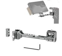 NEEWER Supporto per Monitor da Campo per RS Gimbal, Girevole a 360° con Morsetto NATO, Cold Shoe, Filettature da 1/4", Compatibile con DJI RS4 RS4 PRO RS 3 RS 3 PRO RS 2 RSC 2 Ronin-S Ronin-SC, GA021