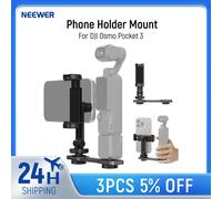 NEEWER Supporto per telefono compatibile con DJI Osmo Pocket 3, Accessori di espansione Supporto per telefono cellulare con filettatura da 1/4" per treppiede