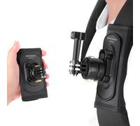 NEEWER Supporto per Tracolla Zaino Cinghia Toracica Compatibile con GoPro DJI Insta360 Action Cam, Clip Fotocamera da Zaino a 360°, Sgancio Rapido e Interruttore a Levetta per Foto/Videografia, GP63