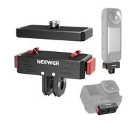 NEEWER Supporto Sgancio Rapido Compatibile con Insta360 X5 X4 X3 AcePro AcePro 2, Adattatore Magnetico con Vite 1/4" e Foro Filettato, Attacco 2 Punte Compatibile con GoPro Accessori Action Cam, GP-88