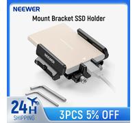 NEEWER Supporto SSD con staffa di montaggio con morsetto per cavo a slitta fredda, 1,6"--2,6" per Samsung T5 T7 SSD SanDisk compatibile con SmallRig