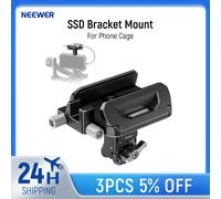 Neewer Supporto SSD Staffa SSD a sgancio rapido per gabbia del telefono per iPhone 15/16 Pro Max Samsung S24 Ultra T9 T7 T5 SanDisk